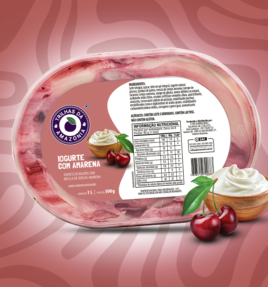 Iogurte com Amarena