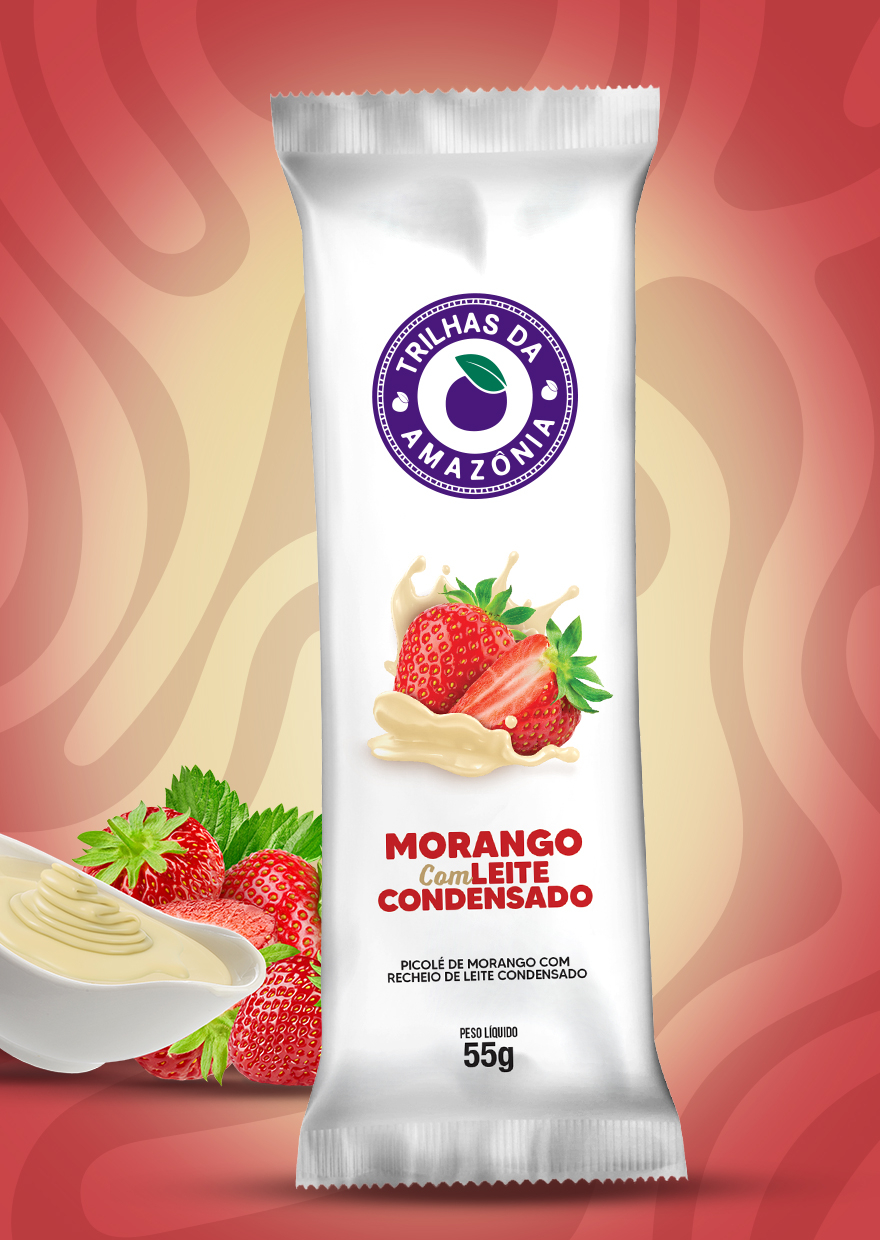 Morango com Leite Condensado