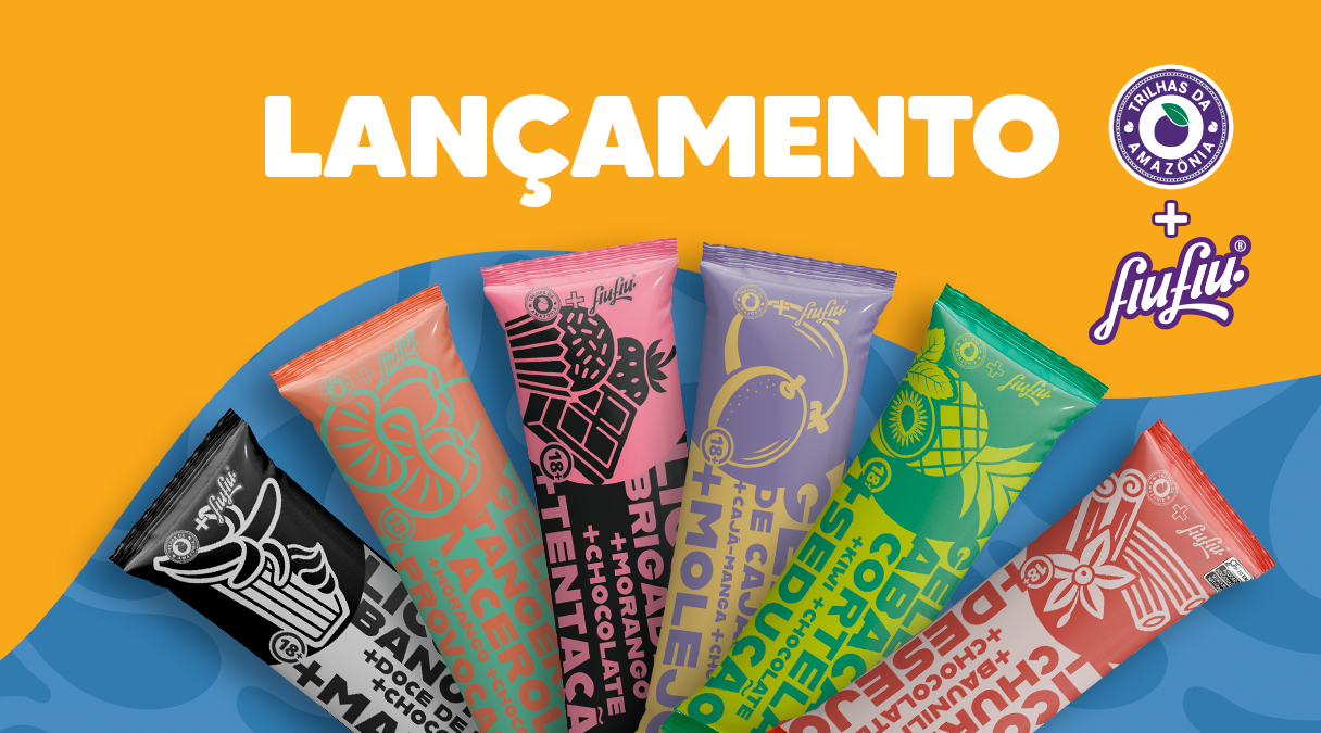 Trilhas da Amazônia e Fiu Fiu lançam picolés alcoólicos exclusivos