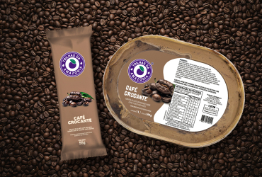 O IRRESISTÍVEL SABOR DO NOSSO SORVETE E PICOLÉ CAFÉ CROCANTE